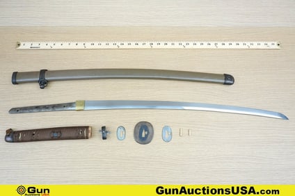 Japanese Surplus Type 98 Shin-Gunto Sword. One Japanese Naval Land Force Officer's Katana; Features,