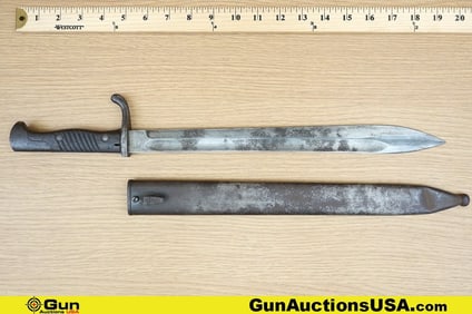 Alex Coppel Solingen M1898/05 Bayonet. Good Condition. One WWI M1989/05 "Butcher Blade" Bayonet
