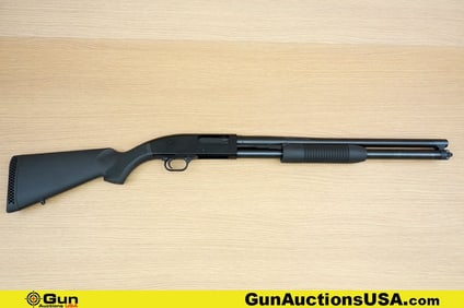 MAVERICK 88 12 Ga. Shotgun. Very Good. 18.5" Barrel. Shiny Bore, Tight Action Pump Action Features a