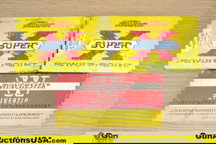 Win, Western .264 WIN, .348 WIN Ammo. 59 Total Rds; 39 Rds of .264 WIN, 20 Rds of .348 WIN. (79831)