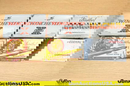 Fed, Weatherby, Win, Etc 7 MM REM MAG, 7 MM WEATHERBY Ammo. Approx. 110 Rds Total; Approx. 60 Rds of