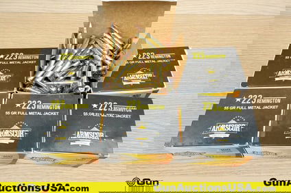 Armscor .223 REM Ammo. Approx 600. Rds of .223 REM 55 GR FMJ. (79822) (GSCU52)