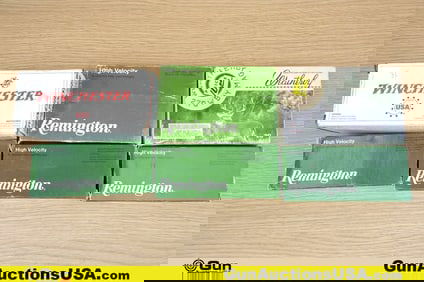 Rem, Win, Weatherby 22-250 REM, 375 H&H MAGNUM, .270 WBY MAG Ammo. Approx. 125 Total Rds; Approx. 90