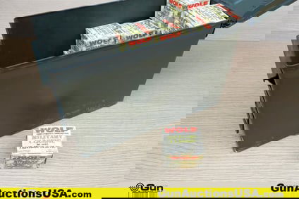 Wolf Military Classic 7.62x39 MM Ammo. 400 Total Rds of 7.62x39 MM 124 GR FMJ. Includes Medium Metal