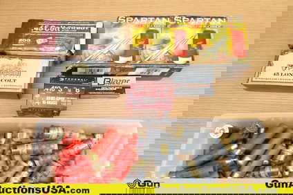 Blazer, Spartan, Federal, Etc. .410 Ga., 12 Ga., .45 LC, .22LR Ammo. Approx. 274 Rds.in total; 25