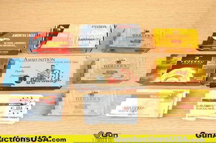 Hornady, Herter's, Fed, Etc. .380 ACP, .32 Cal, .25 AUTO, Etc. Ammo. Approx. 280 Rds; 150 Rds 380