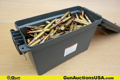 Unknown .308 Ammo. Approx. 275 Rds. Includes a Small Polymer Ammo Can. . (78963) (GSCU44)