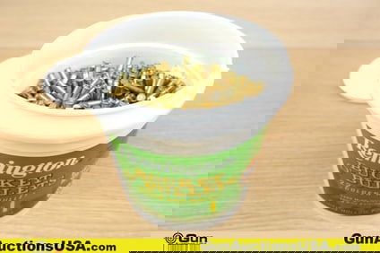 Remington .22LR Ammo. Approx. 1350 Rds, 36 Gr Golden Bullet HP. Includes Polymer Container. .