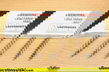 Federal, Etc Gold Metal, Etc .308 WIN Ammo. Approx 45 Rds of .308 WIN.. (80511) (GSCT70)