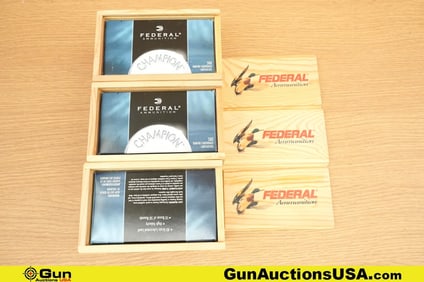 Federal .22LR Ammo. 1500 Rds. Includes Small Wood Ammo containers. . (79998) (GSCU44)