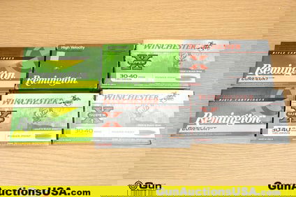 Remington, Winchester .30-40 KRAG Ammo. Approx. 120 Rds . (80540) (GSCT78)