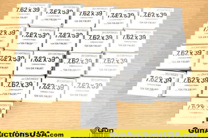 Russian Surplus 7.62x39 Ammo. 400 Rds. . (79999) (GSCU13)