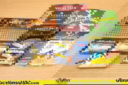 Aquilla, Federal, CCI, Etc. .22LR Ammo. Approx. 1600 Rds. . (80000) (GSCU80)