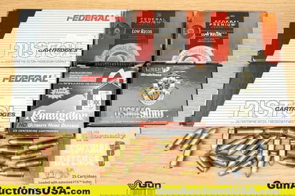 Hornady, Federal, Etc. .45 AUTO, 9MM Ammo. Approx. 220 Rds in Total; 20 Rds of .45 AUTO, and 200 Rds