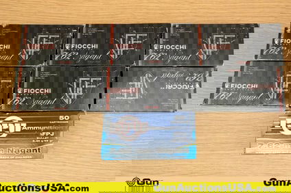 FICOCCHI, PPU 7.62 NAGANT Ammo. Approx. 348 Rds. . (80542) (GSCU76)