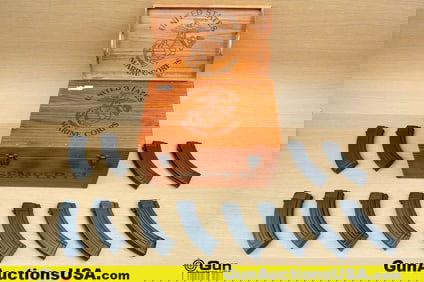 0 USMC, AK-47 7.62x39 MM Mags, Commemorative Storage Case. One U.S. Marine Corps "Semper Fi" Themed