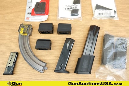 Colt, Pro Mag, Kel-tec, Etc. .45 AUTO, 9MM, Etc. Magazines. Very Good. 15 Assorted Magazines; One