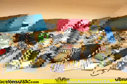 JETBOIL, HYDROFLASK, LUCI, Etc. Camping Items . Very Good. Approx. 30 Items for Camping; Ponchos,