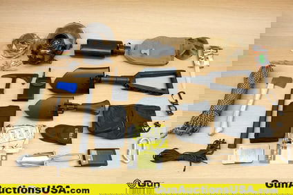 Vaughan, RMJ Tactical, Etc. Gask Mask, Hatchett, Etc. . Very Good. Approx 13 Items; One Emergency