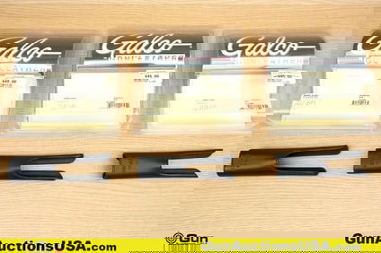 Galco SL1020BK Accessories. Excellent. Three Barrel Guards; Two 28 GA Leather Barrel Guards and One