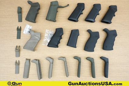 Magpul, Ergo, Larue, Etc Accessories. Good Condition. Ten Assorted AR Pistol Grips.. (79876)