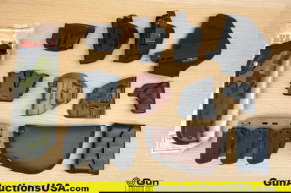 Uncle Mike's, Springfield, Bianchi, Etc Accessories. Good Condition. Twelve Total Holsters; Three