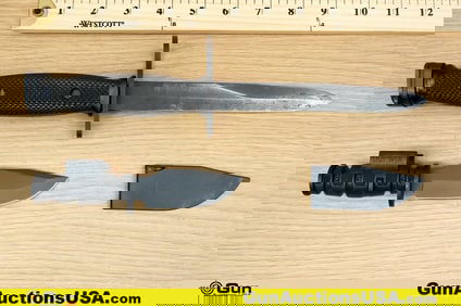 K-BAR, Surplus Laser Lyte, Etc. Bayonets. Good Condition. One Laser Lyte Pistol Mounted Bayonet, and