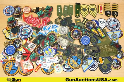 Van Guard, Surplus, Etc. COLLECTOR"S Uniform Patches . Good Condition. Assorted WWII to Present