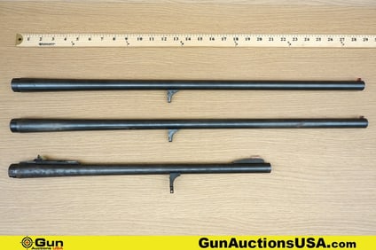 Ithica 37 Deerslayer 12 GA Barrels. Good condition, Normal Handling Marks, Scattered Spotting and/or