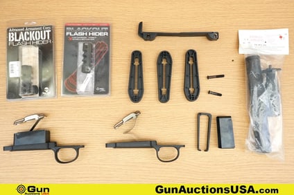 Nordic Components, Magpul, REM, Etc PWS/FN, Etc Accessories, Gun Parts. Good Condition. Ten Total