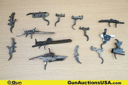 Assorted Trigger Assemblies. Good Condition. 14 Assorted Trigger Assemblies. (79788) (GSCM90)
