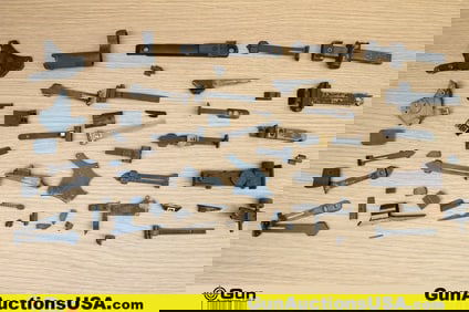 Smith & Wesson, Etc. Parts, Etc. . Good Condition. Approx. 48 Assorted Sight Parts and Four Revolver