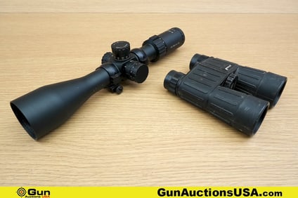 Brunton, IJK OPTICS Scope, Binoculars. Very Good. One IJK Optics 4-16x50 Scope with Scope Rings and