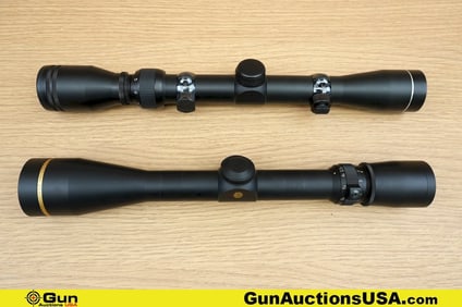 OEC, Leupold Scopes. Very Good. One Leupold VARI- X III, 3.5-10x 42 Scope with Duplex Reticle and
