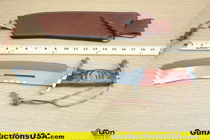 HIBBEN COMBAT MACHETE MACHETE. Like New. One HIBBEN. COMBAT MACHETE, 11.5" Blade, Scalloped Spine,