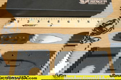 Boker MCS Knife. Very Good. One Fixed Blade Knife Designed by Bud Nealy. Features an Overall Length