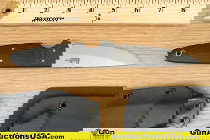 Polkowski Knife. Good Condition. One Fixed Blade Knife, Features Overall Length of 8-1/8" and 3-5/8"