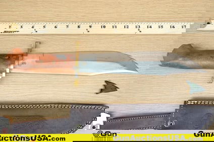 Chipaway Knife. Very Good. One Hunting Style Knife. Features Overall Length of 16-1/2" and 9-5/8"