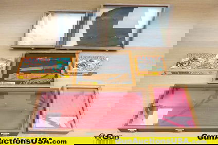 Red Ryder, Etc Display Cases, Knives. Good Condition. One Red Ryder Presentation "Boys First Knife