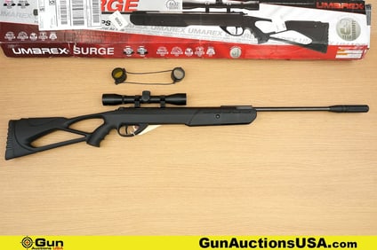 UMAREX SURGE .177 Rifle. Excellent. 19" Barrel. AIR Features an Integrated Muzzle Break, Barrel