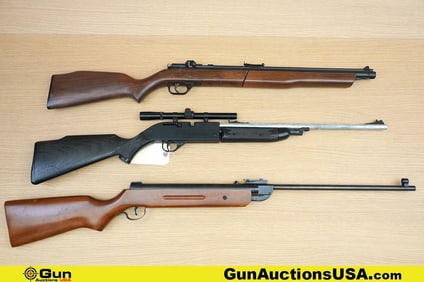 Crossman, Etc. .177 Rifles . Good condition, Normal Handling Marks, Scattered Spotting and/or