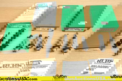 RCBS .30-30 WCF, .45-70 GOVT., .44-40 WCF RN, .222 REM Reloading Supp.. Four Die Sets in Total; One