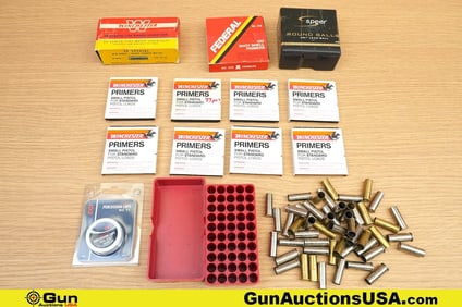 Winchester, MTM, CCI, Etc. .38 Special, .51 Projectiles, Primers. Approx. 1100 Rds in total of