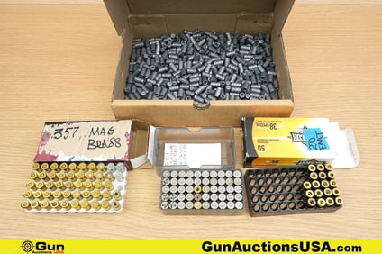 Precision Delta, Etc .38 SPL, .357 Reloading Supp.. Approx. 570 .38 SPL Projectiles, 68 .38 SPL