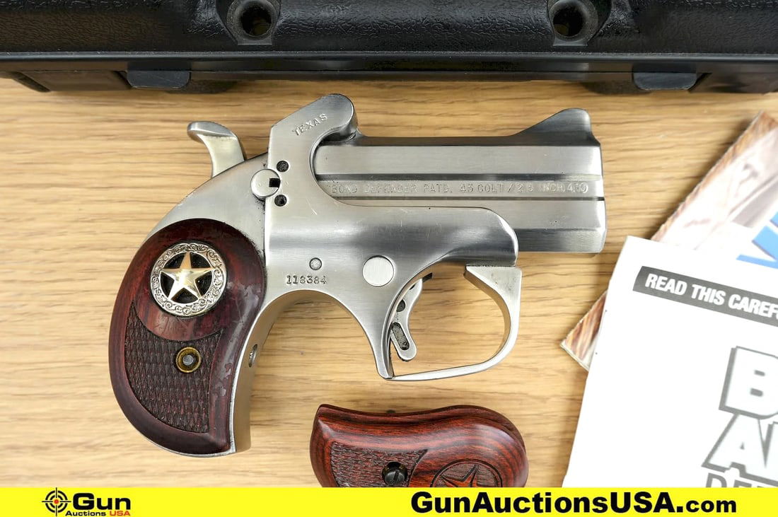 Bond Arms DEFENDER .45 COLT Pistol. Good Condition, Normal Handling Marks. 3" Barrel.