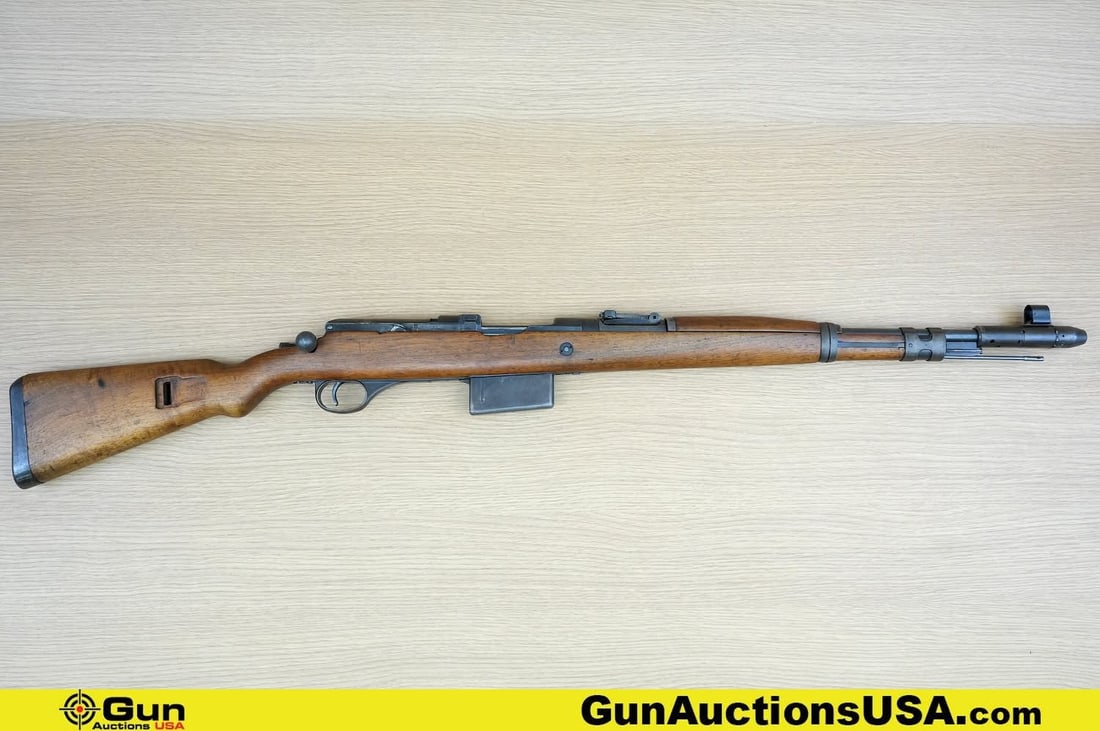 Mauser G41(m) 7.92X57 MAUSER ALL MATCHING NUMBERS Rifle. Very Good. 23" Barrel. Shiny Bore, Tight: Mauser G41(m) 7.92X57 MAUSER ALL MATCHING NUMBERS Rifle. Very Good. 23" Barrel. Shiny Bore, Tight Action Semi Auto Mauser Pattern G41 with K98 Style Charging Handle, with ALL MATCHING NUMBERS. BPR STA