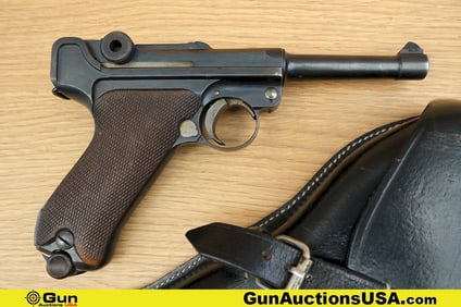 DWM PO8 9mm ALL MATCHING NUMBERS Pistol. Very Good. 3 7/8" Barrel. Shiny Bore, Tight Action Semi