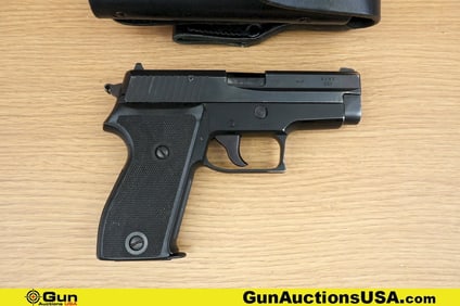 SIG Sauer P6 9mm GERMAN POLICE P6 Pistol. Good condition, Normal Handling Marks. 4" Barrel. Shiny