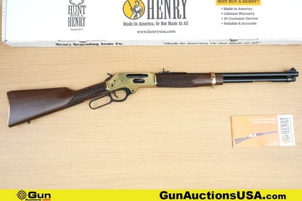 HENRY H024-3030 30-30 WIN APPEARS UNFIRED Rifle . Very Good. 20" Barrel. Shiny Bore, Tight Action