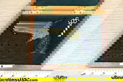 GREGORELLI UBERTI 4-BARREL PEPPERBOX .22 Short Pistol . Good condition, Normal Handling Marks. 2